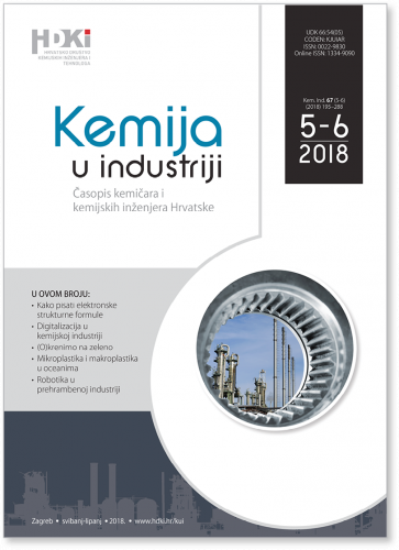 KEMIJA U INDUSTRIJI 5-6/2018 - NOVI BROJ