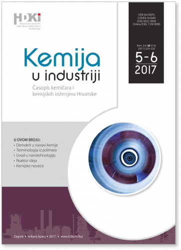 KEMIJA U INDUSTRIJI 5-6/2017 - NOVI BROJ