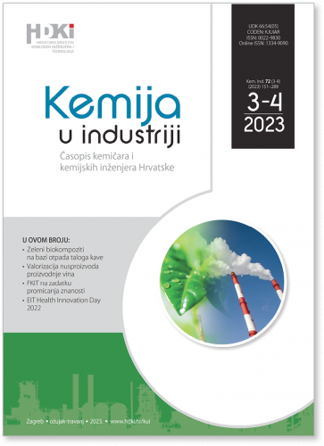 KEMIJA U INDUSTRIJI 3-4/2023 - NOVI BROJ