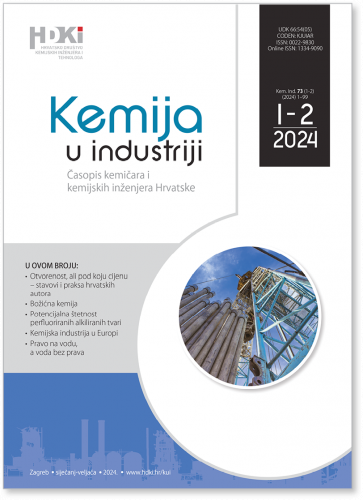 KEMIJA U INDUSTRIJI 1-2/2024 - NOVI BROJ