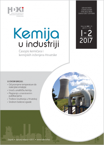 KEMIJA U INDUSTRIJI 1-2/2017 - NOVI BROJ